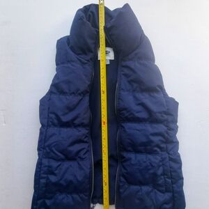 Womens navy blue jacket vest by Old Navy